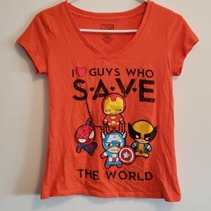 Marvel super hero shirt